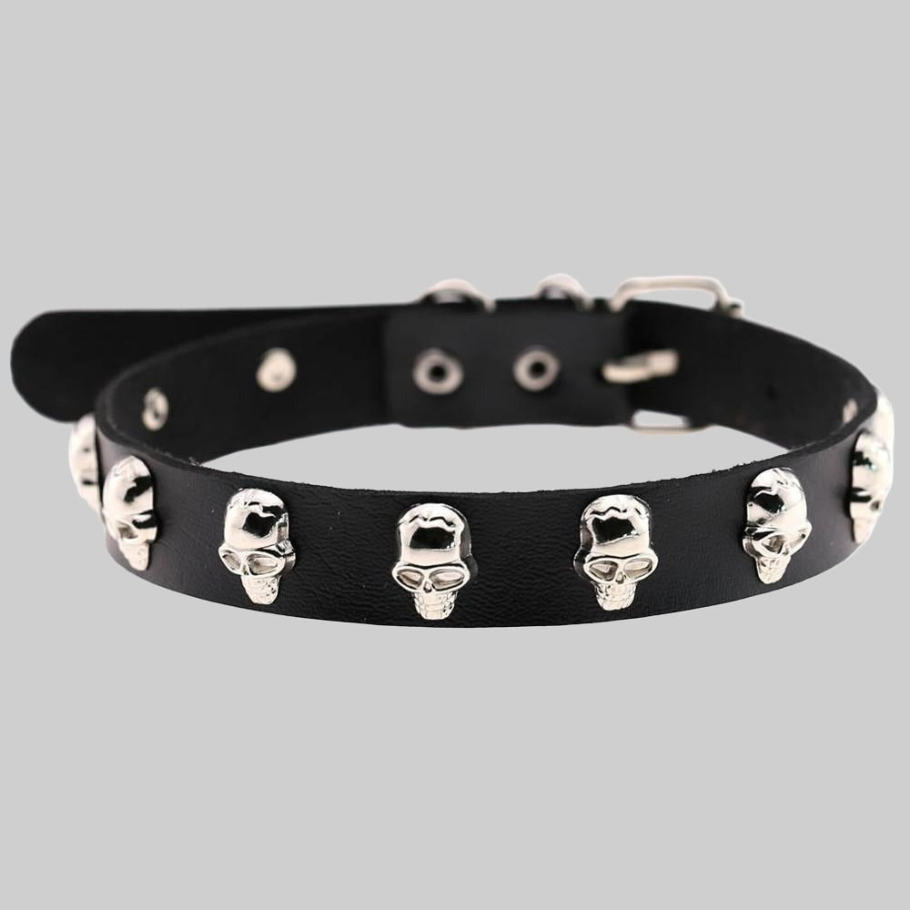 Choker gotycki z motywem słońca